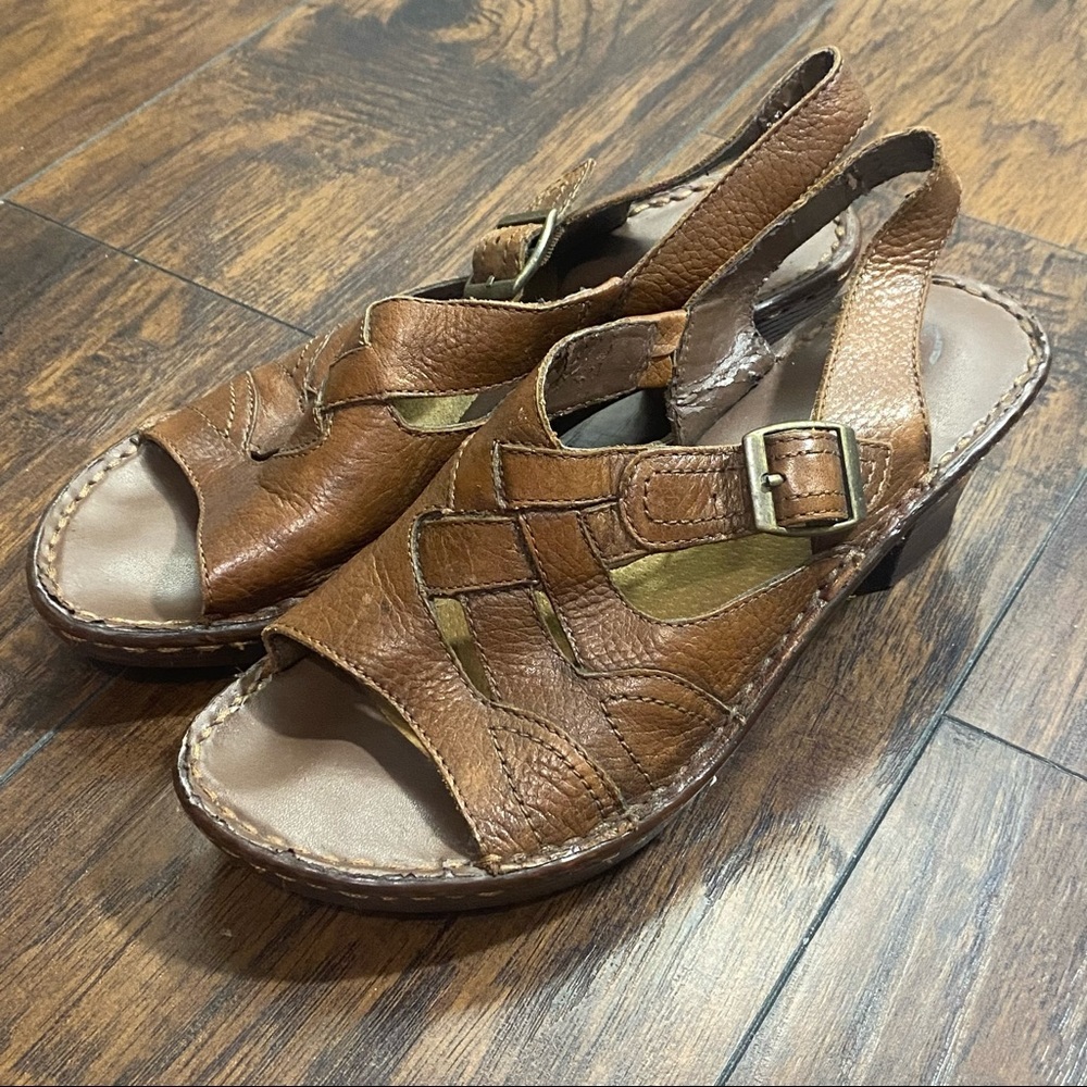 Clarks unstructured clog sandals size 8